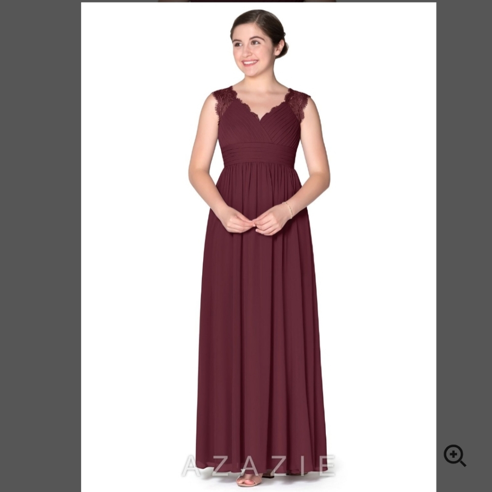 Azazie Cabernet Junior Bridesmaid Dress